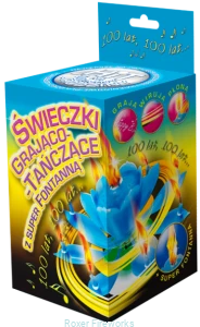 Świeczka grająco-tańcząca z fontanną (JP01-P)